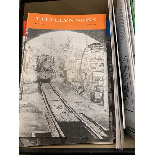 417 - A LARGE QUANTITY OF VINTAGE TALYLLYN NEWS  MAGAZINES