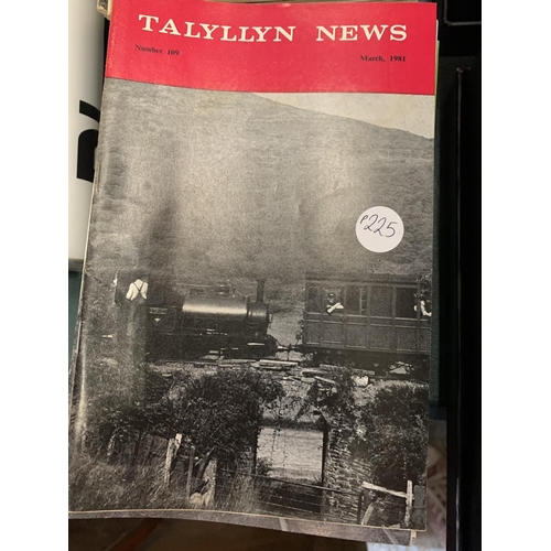 417 - A LARGE QUANTITY OF VINTAGE TALYLLYN NEWS  MAGAZINES