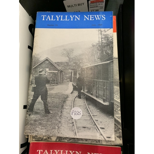 417 - A LARGE QUANTITY OF VINTAGE TALYLLYN NEWS  MAGAZINES