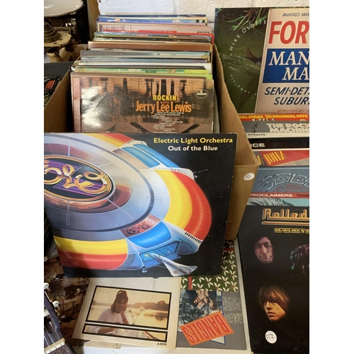 221 - A LARGE COLLECTION OF VARIOUS LPS