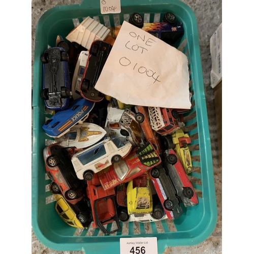 456 - A QUANTITY OF MODEL TOY CARS ETC