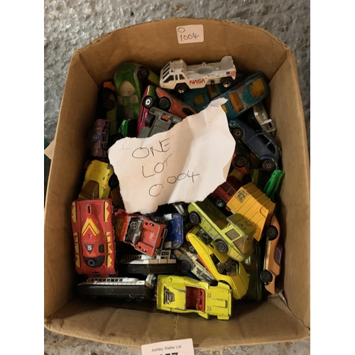 457 - A QUANTITY OF MODEL TOY CARS ETC