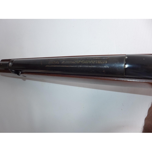 334 - A B.S.A. .22 CALIBRE AIRSPORTER AIR RIFLE, 47cm BARREL