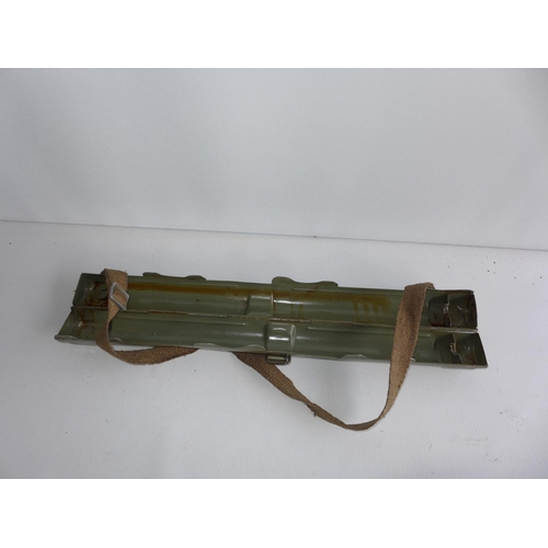 397 - A GERMAN SPARE BARREL CASE FOR AN MG34 AND 42