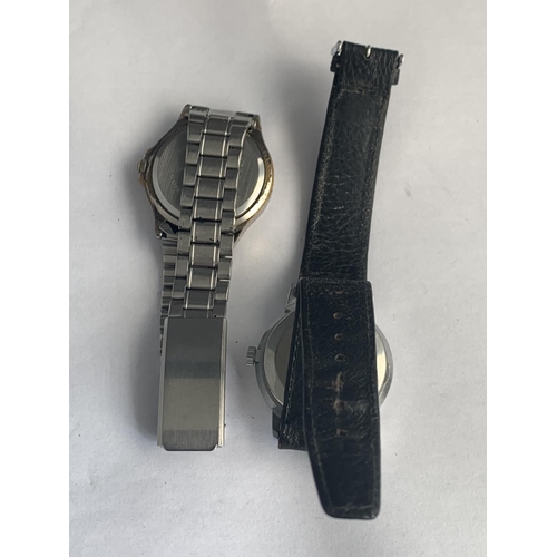 554 - TWO SEKONDA WRISTWATCHES