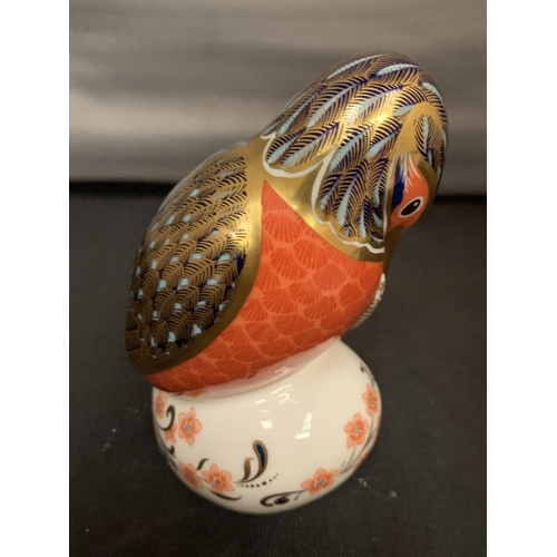 721 - A ROYAL CROWN DERBY KINGFISHER