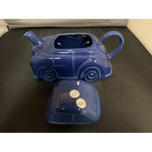 749 - A CARLTONWARE AUSTIN MOTORCAR TEAPOT