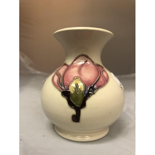 622 - A MOORCROFT MAGNOLIA VASE