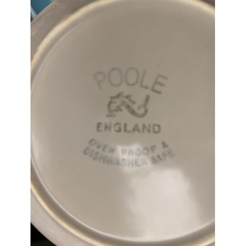 487 - A QUANTITY OF POOLE POTTERY