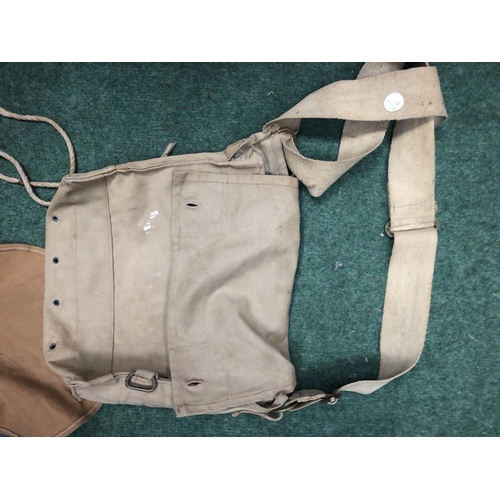 436 - A MILITARY KIT BAG FOR A SERGEANT HART AND ANOTHER BAG