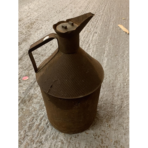 824 - A VINTAGE KAYES OIL JUG