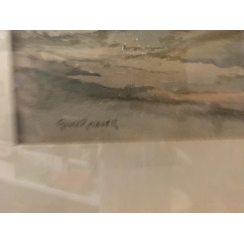 837 - A WATERCOLOUR, LANDSCAPE, G RAYNER