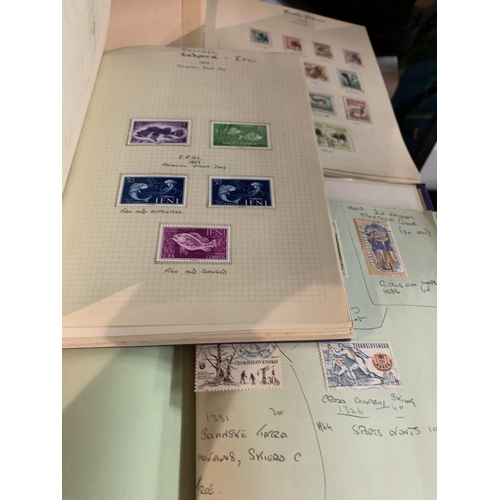 857A - THREE ALBUMS CONTAINING VARIOUS THEMED STAMPS