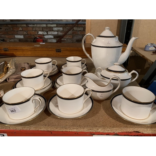 862 - A SPODE POLERMO COFFEE SET