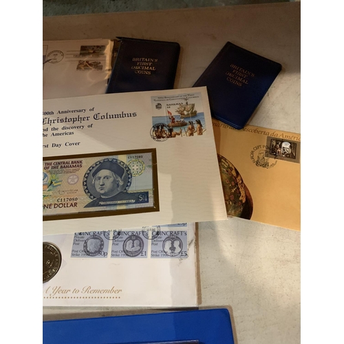 867A - VARIOUS COIN COVERS, FIRST DAY COVERS ETC