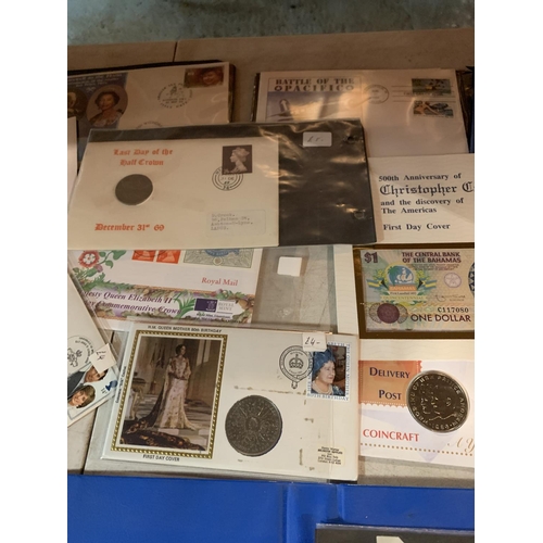 867A - VARIOUS COIN COVERS, FIRST DAY COVERS ETC