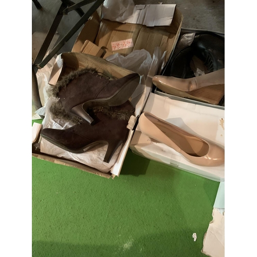 874 - VARIOUS PAIRS OF NEW AND BOXED LADIES AND GENTS SHOES