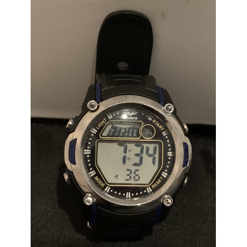 504 - AN UMBRO DIGITAL WRIST WATCH