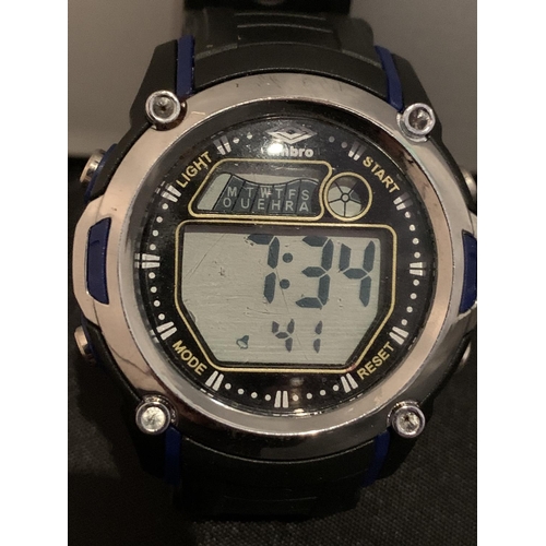 504 - AN UMBRO DIGITAL WRIST WATCH