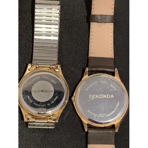 508 - TWO SEKONDA WRIST WATCHES