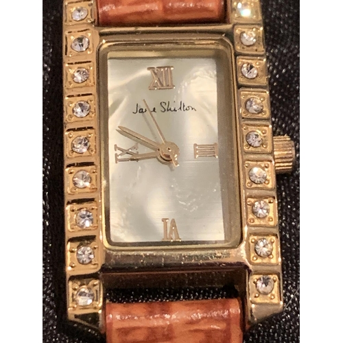 512 - A BOXED JANE SHILTON LADIES WRIST WATCH