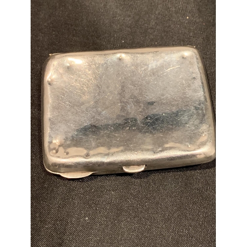 537 - A HALLMARKED BIRMINGHAM SILVER CIGARETTE/CHEROOT CASE