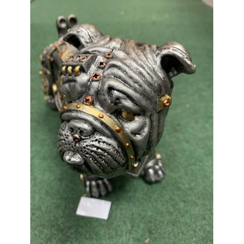 57 - A STEAM PUNK METAL BULLDOG