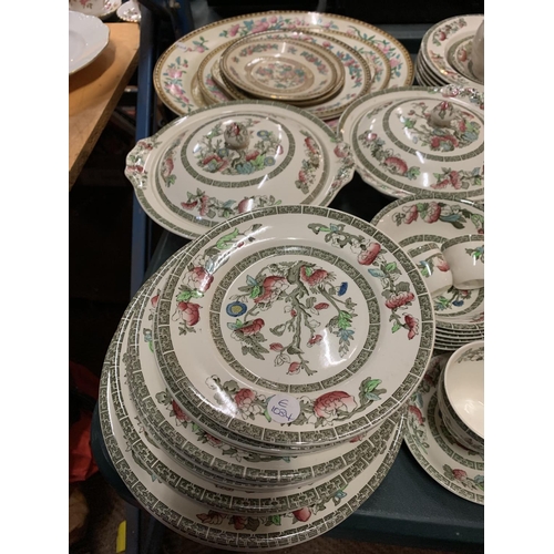 234 - A LARGE COLLECTION OF 'INDIAN TREE' IRONSTONE DINNER WARE