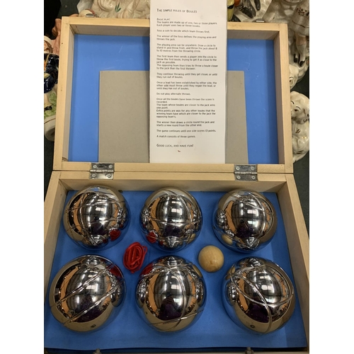 74 - A SET OF NEW AND UNUSED BOXED BOULES