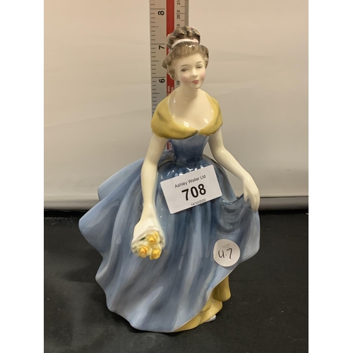 708 - A ROYAL DOULTON FIGURINE MELANIE