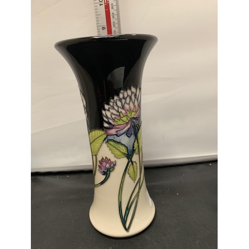 732 - A MOORCROFT TREFOIL EIGHT INCH VASE