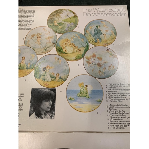 416 - A BOXED LIMITED EDITION DECORATIVE PLATE DEPICTING CHARLES KINGLEY'S THE WATER BABIES DESIGNED BY SA... 