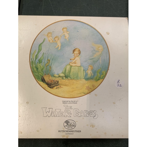 416 - A BOXED LIMITED EDITION DECORATIVE PLATE DEPICTING CHARLES KINGLEY'S THE WATER BABIES DESIGNED BY SA... 