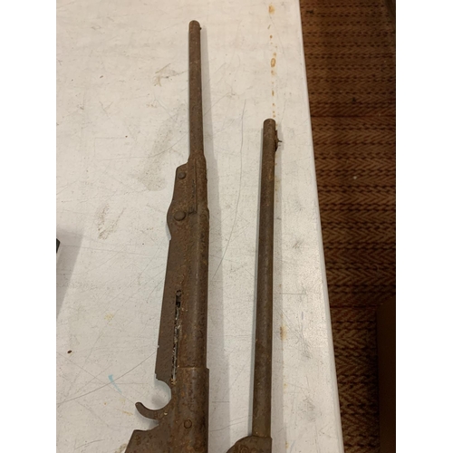 446 - A PAIR OF VINTAGE AIR RIFLES