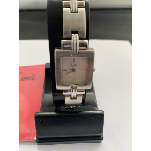 617 - A LADIES LIMIT WRIST WATCH BOXED