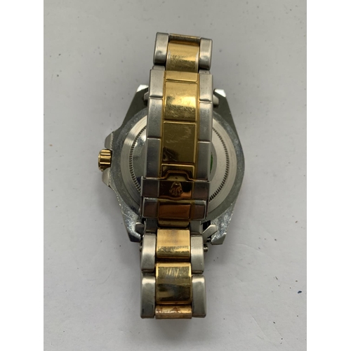 625 - A GENTS STAINLESS STEEL FASHION WATCH