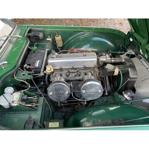 1210 - A 1962 TRIUMPH TR4 MOTOR CAR. 2.2 LITRE, 42197 MILES AT TIME OF CATALOGING, SURREY ALUMINIUM HARD TO... 