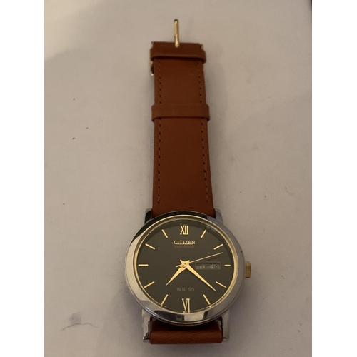 508 - A CITIZEN W R 50 WRIST WATCH IN WORKING ORDER