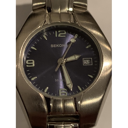 544 - A SEKONDA LADIES WRIST WATCH