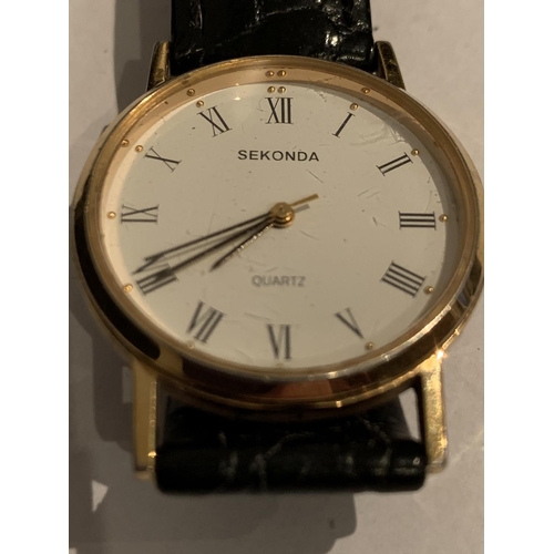 545 - A SEKONDA WRIST WATCH IN WORKING ORDER