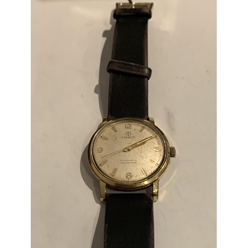 561 - A TISSOT AUTOMATIC SEASTAR WRIST WATCH IN WORKING ORDER