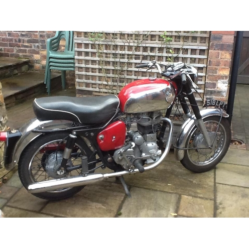 1220 - A 1962 ROYAL ENFIELD 350 CC BULLET . THE BIKE WAS MANUFACTURED AT REDITCH, ENGLAND AND SOLD BY DEALE... 