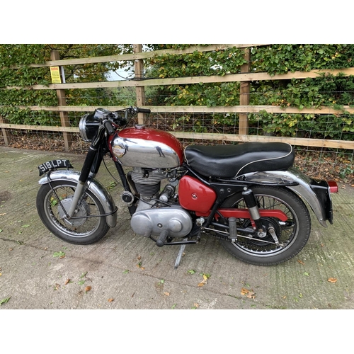 1220 - A 1962 ROYAL ENFIELD 350 CC BULLET . THE BIKE WAS MANUFACTURED AT REDITCH, ENGLAND AND SOLD BY DEALE... 