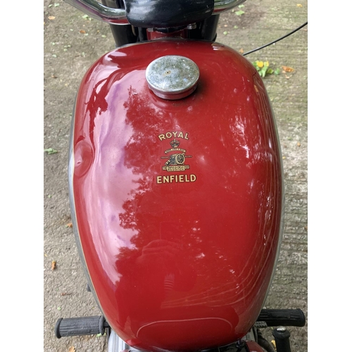 1220 - A 1962 ROYAL ENFIELD 350 CC BULLET . THE BIKE WAS MANUFACTURED AT REDITCH, ENGLAND AND SOLD BY DEALE... 