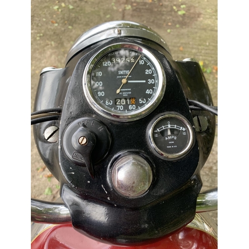 1220 - A 1962 ROYAL ENFIELD 350 CC BULLET . THE BIKE WAS MANUFACTURED AT REDITCH, ENGLAND AND SOLD BY DEALE... 