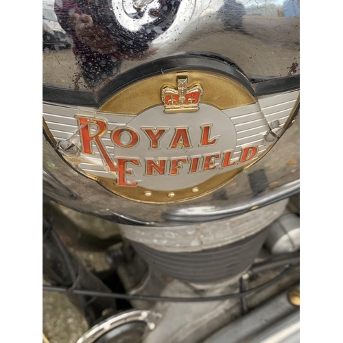 1220 - A 1962 ROYAL ENFIELD 350 CC BULLET . THE BIKE WAS MANUFACTURED AT REDITCH, ENGLAND AND SOLD BY DEALE... 