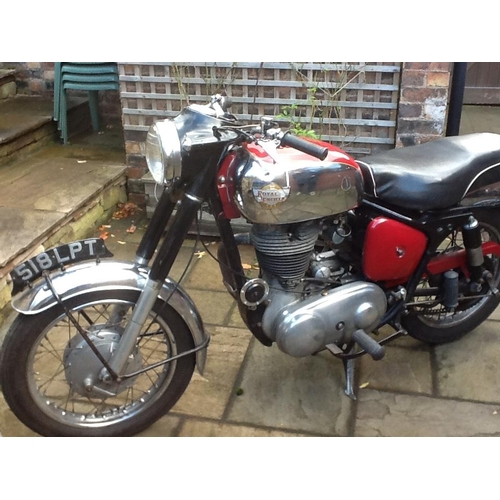 1220 - A 1962 ROYAL ENFIELD 350 CC BULLET . THE BIKE WAS MANUFACTURED AT REDITCH, ENGLAND AND SOLD BY DEALE... 