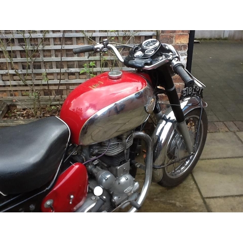 1220 - A 1962 ROYAL ENFIELD 350 CC BULLET . THE BIKE WAS MANUFACTURED AT REDITCH, ENGLAND AND SOLD BY DEALE... 