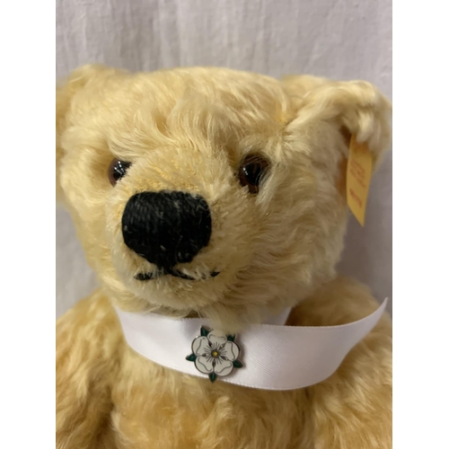 344 - A STEIFF YORKSHIRE ROSE JOINTED BEAR