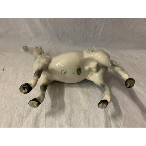 708 - A BESWICK DAPPLE GREY HORSE